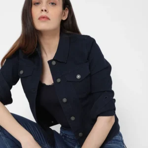 NAVY BLUE DENIM JACKET