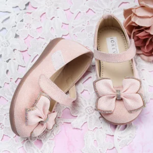 Blush Twinkle Bow Ballerina