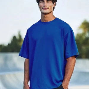 Men's Blue Oversized T-shirt